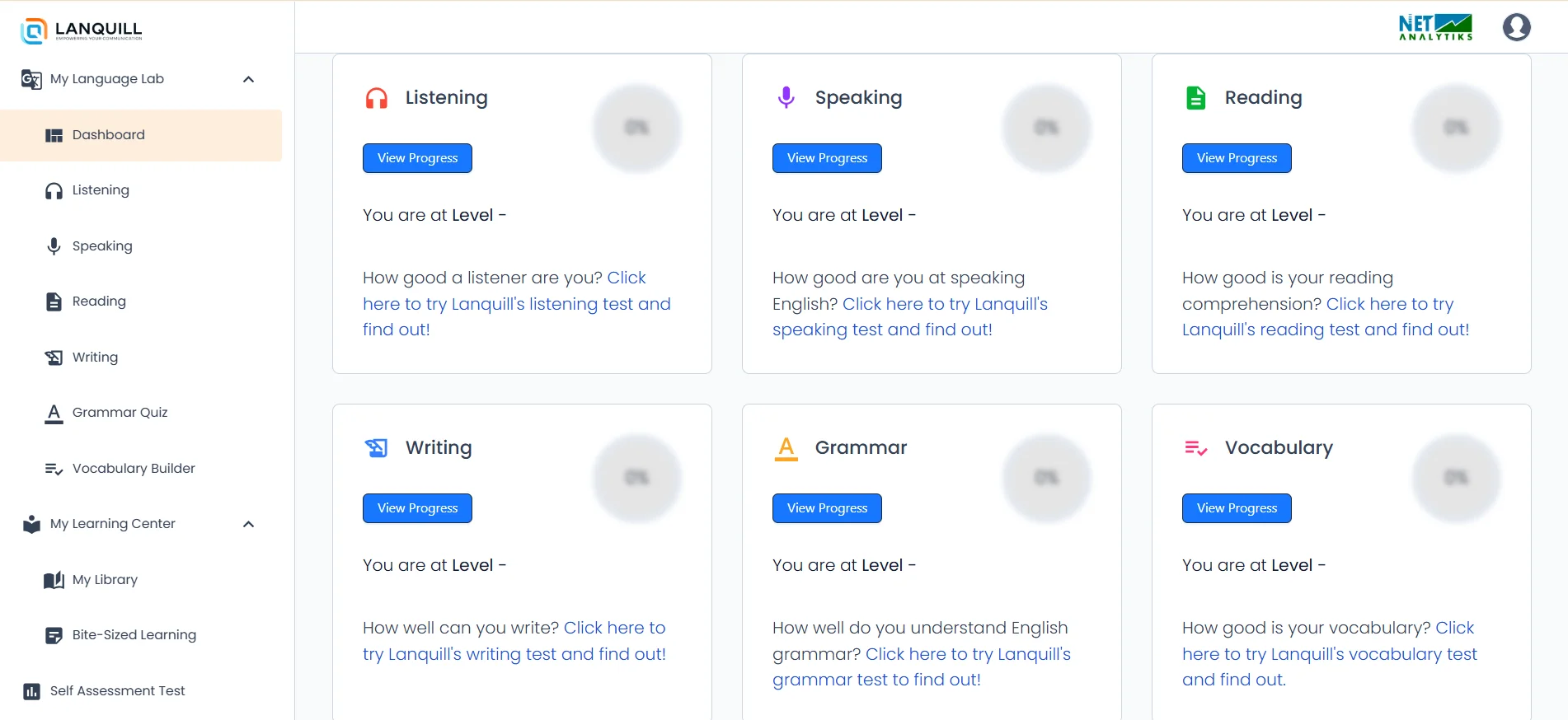 Lanquill Admin Dashboard